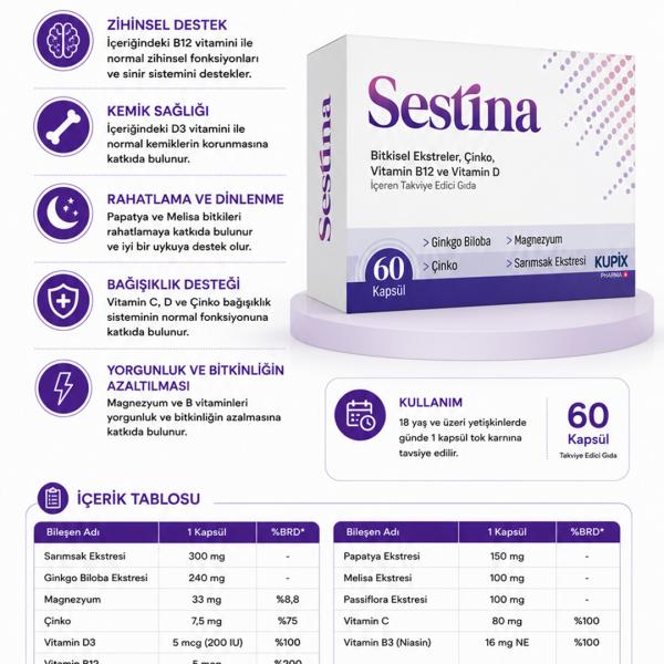 Sestina Bitkisel Ekstre